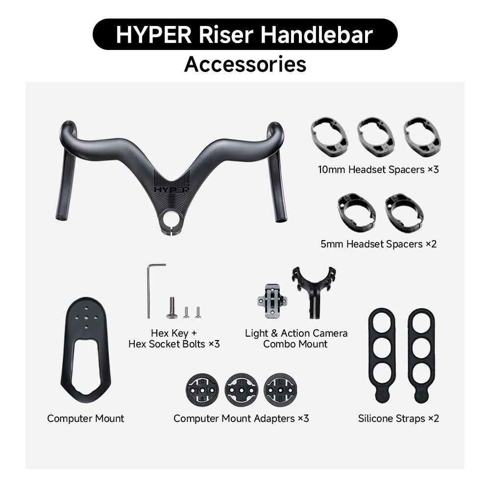 HYPER 2 Riser Handlebar - Image 7